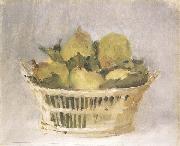 Edouard Manet Corbeille de poires (mk40) oil painting reproduction